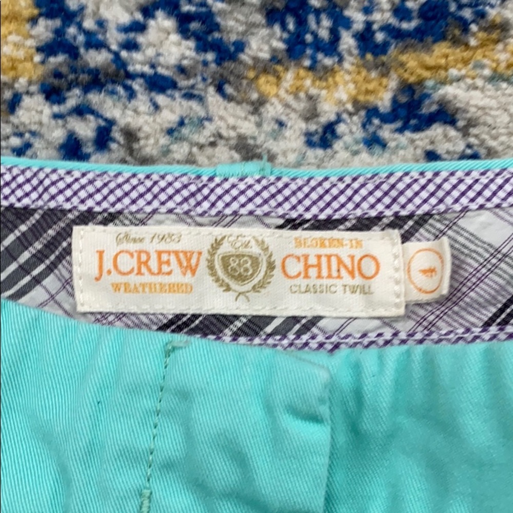 Aqua Blue J. Crew Shorts - Picture 3 of 3